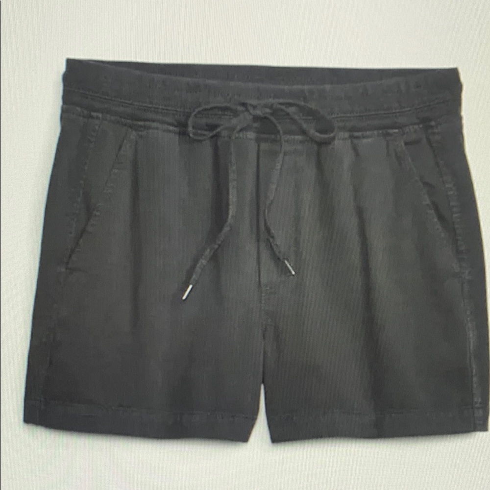 Women's Black Drawstring Shorts